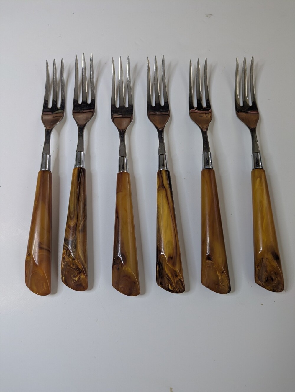 MCM Glo-Hill Dessert Forks